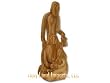 Olive Wood Silent Night TM Sculpture.