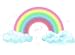 Pastel Rainbow Mural
