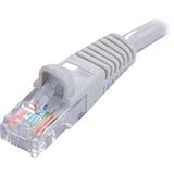 Steren Flush-Mold Cat. 5E UTP Patch Cord - 1 x RJ-45 Male - 1 x RJ-45 Male - 100ft - Gray