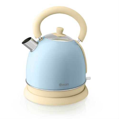 Cheap Swan Retro Dome Kettle 1.8L, Blue Buy Electric Kettles
