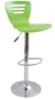 Hue Collection Green and Chrome Bar or Counter Stool