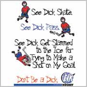 See Dick Skate: Hockey T-Shirt