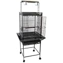 Brand New Parrot Bird Wrought Iron Cage Cages 18x18x57