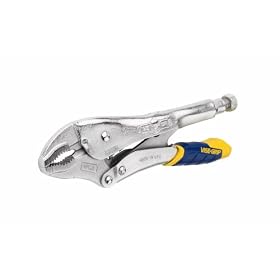 Click here to buy Irwin 05T 10WR Fast Release 1-7 8-Inch Jaw Capacity 10-Inch Curved Jaw Plier with Wire... by Irwin.