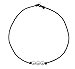 Wiw Freshwater Pearl Choker on Leather Cord with 3 Simple AA Quality Beads Necklace for Women Handmade Jewelry 14