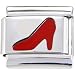 Red High Heel Shoe Italian Charm