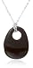 Jewelry : Sterling Silver Black Agate Pendant, 16"-18"