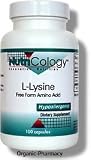 L-Lysine by Nutricology (100 Capsules)