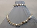 Magnetic Pearl-Style Bracelet & Necklace Set