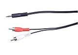 Produkt-Bild: Preisgigant Audio-Verbindung 1,5 m Klinkenstecker 3,5 mm stereo / 2 Chinchstecker -Kabel