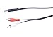 Produkt-Bild: Preisgigant Audio-Verbindung 1,5 m Klinkenstecker 3,5 mm stereo / 2 Chinchstecker -Kabel