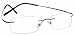 Magjons Titanium Flexible Black Eye wear Frame For Men Women Optical Rimless Frame RS.340.00