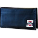 Genuine Leather Checkbook Cover - Ohio State Buckeyes