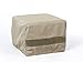 Covermates Square Firepit Cover – Water-Resistant Polyester, Mesh Ventilation, Fire Pit Covers-Khaki