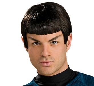 Spock Wig with Ears Men's Costume Adult Halloween Outfit 68251 - One Size Fits Most Adults - Funny Halloween Costume Ideas
