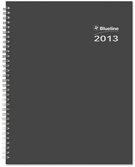 3 Pack Blueline DuraGlobe Weekly Planner, Hard Cover, 11 x 8-1/2, Black, 2013 by REDIFORM OFFICE PRODUCTS (Catalog Category: Calendars, Planners & Briefcases / Appointment Books)