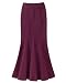 Spiegel Signature Stretch Sateen: Long Trumpet Skirt (Plus Sizes 18W JAVA)