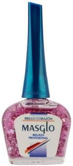 Masglo Nail Enamel Heart Top Coat/ Masglo Brillo Corazon