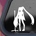 Vocaloid Hatsune Miku White Sticker Decal Cosplay Wig Wall White Sticker Decal