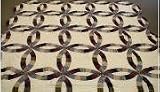 DOUBLE WEDDING RING -HANDMADE COTTON QUILTS