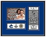 Vancouver Canucks 2011 Stanley Cup 4x6 Photo & Ticket Frame