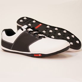 True Linkswear True Tour 11 White/Black Mens Golf Shoes