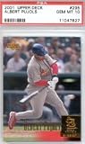 2001 Albert Pujols Upper Deck Baseball MLB Rookie Cards - Professionally Graded a PSA 10 (St. Louis Cardinals)