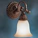 Kichler Larissa Wall Sconces Wall Sconce (1 Bulb) Tannery Bronze