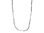 14k Yellow Gold Freshwater Cultured Pearl with Emerald Necklace, 36"