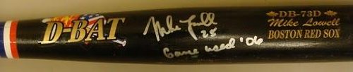 Mike Lowell Signed Game Used 2006 D-Bat Boston Red Sox - MLB Game Used