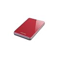 Toshiba Canvio V6 - Disco duro externo, 2.5 pulgadas, USB 3.0, 500 GB, color rojo