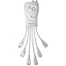6-Outlet PowerSquid Surge Suppressor with Coax and Phone Line Protection Image