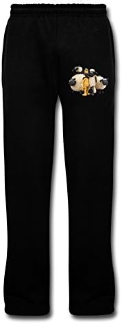 GUAN Men's Cute Shaun The Sheep Workout Pants Black XXL