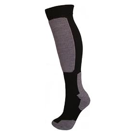 Adult Snowtec Ski Socks - Fuchsia and Grey