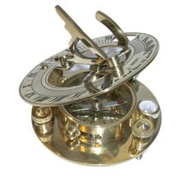BRASS SUNDIAL by American Science & Surplus
