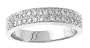 .35Ct. 14K. White Gold Round Diamond Anniversary Ring
