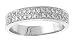 .35Ct. 14K. White Gold Round Diamond Anniversary Ring