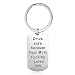 Birthday Gifts from Mom Dad for Daughter Son Drive Safe Keychains