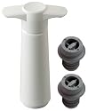 Vacuvin Vacuum Wine Saver White Giftpack Pump & 2 Stoppers