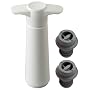 Vacuvin Vacuum Wine Saver White Giftpack Pump & 2 Stoppers
