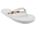Beaded Stud Thong Sandal 10 WHITE