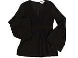 Michael Kors V Neck Long Sleeve Shirt
