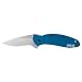 Kershaw Ken Onion Blue Scallion Folding Pocket Knife with Speed Safe