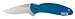 Kershaw Ken Onion Blue Scallion Folding Pocket Knife with Speed Safe