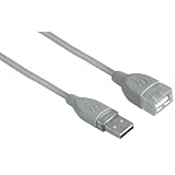 Hama USB-Verlängerungskabel A-Stecker - A-Kupplung, 0,5 m
