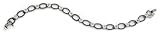 Sterling Silver Oval Marcasite Cubic Zirconia Bracelet
