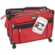 TUTTO Machine On Wheels Case 20X13X9-Red