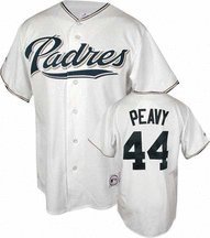 Jake Peavy #44 San Diego Padres Replica MLB Baseball Jersey (Home - White)