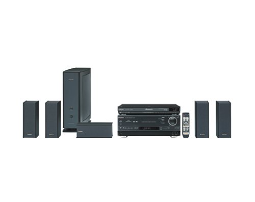Electronics: Panasonic SC HT405D DVD Home Theater Sound System  Silver 
