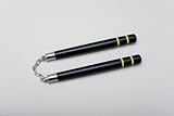 Blitz Sport Black Wood Yellow Bound 12 Nunchaku